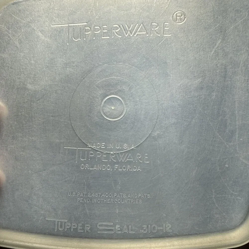 Vintage 1955 Tupperware Millionaire Line 312-36 With Lid 310-12